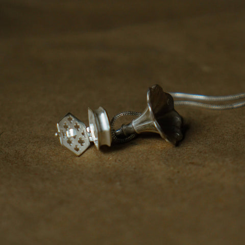 Gramophone Charm with Chain